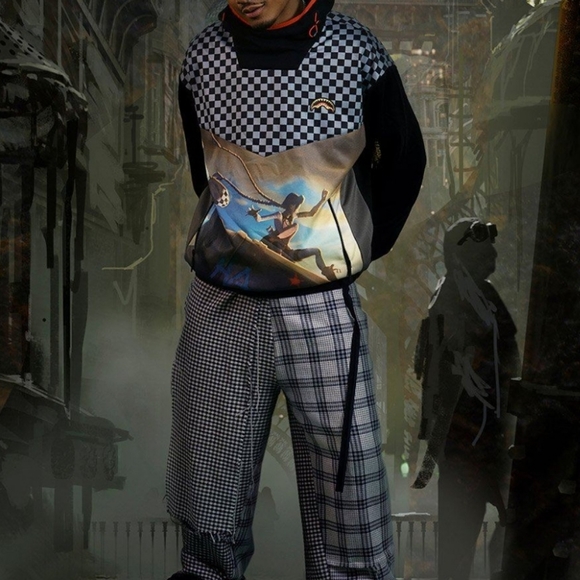 Sprayground League of Legends Jinx Checkered Hoody XL - Picture 2 of 12